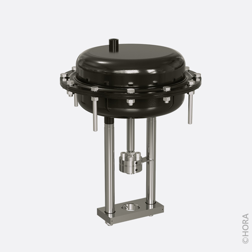 Pneumatic diaphragm actuators