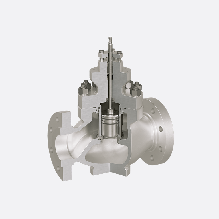 Natural Gas Control Valve with Flanged Connection