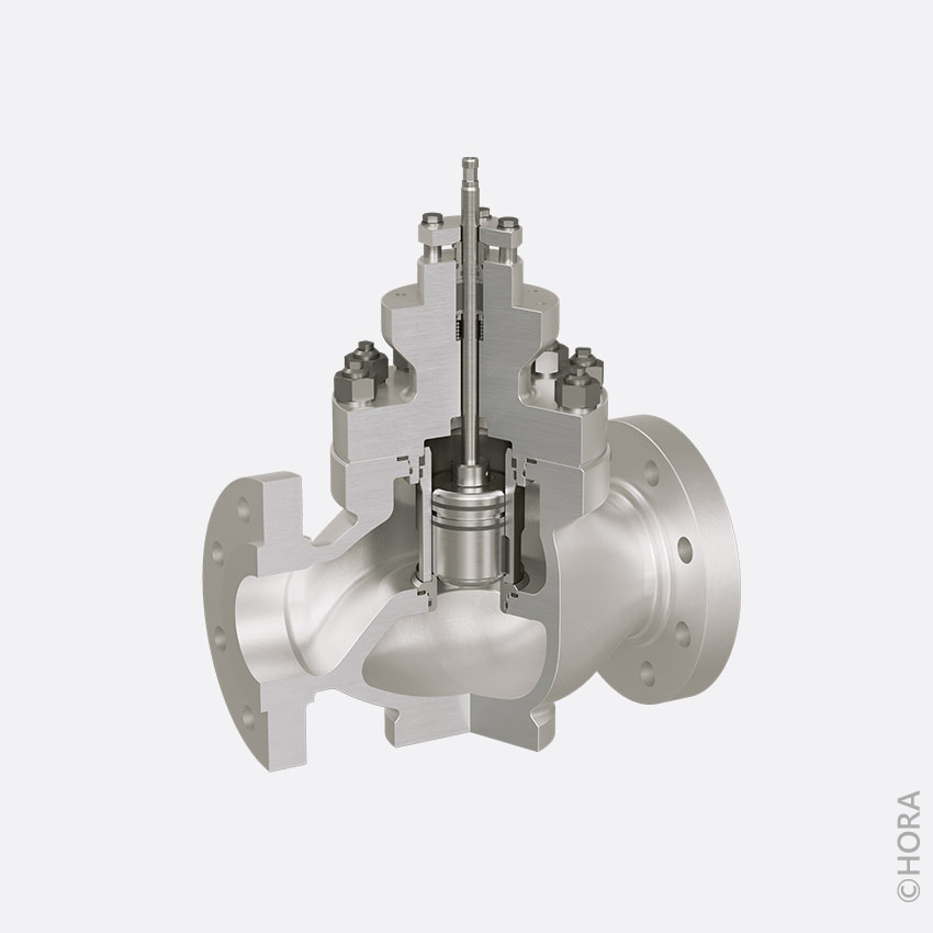 Natural Gas Control Valve with Flanged Connection