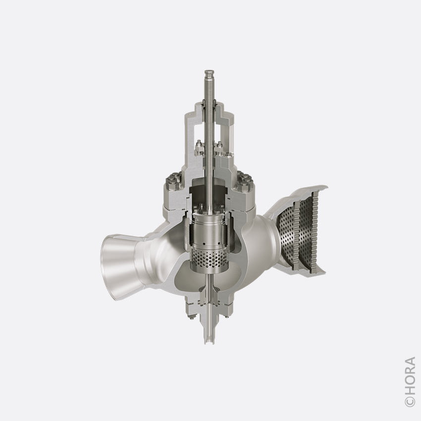 Steam Conditioning Valves with Integrated Orifice Tube