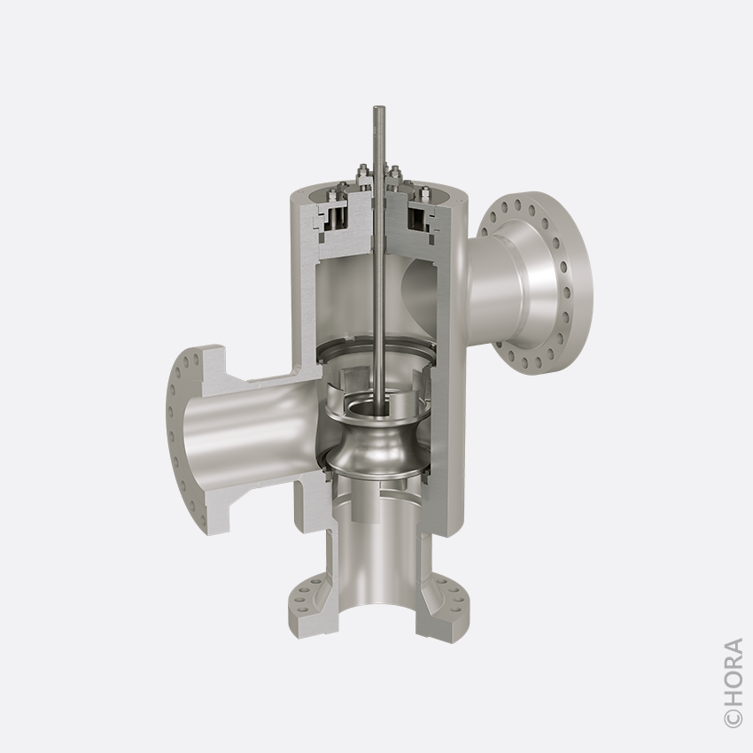 Diverting Valve with Flanged Connection