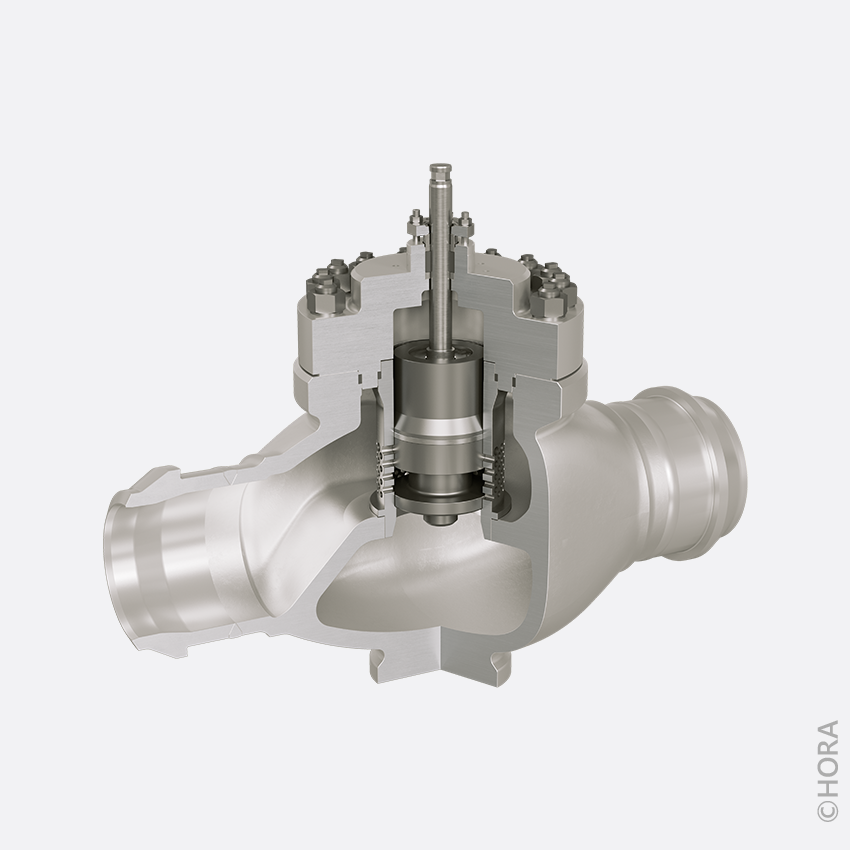 Combination Control Valve with Welded Ends