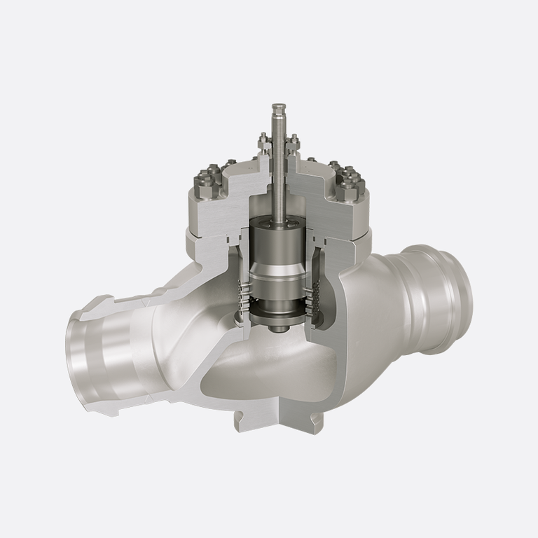 Combination Control Valve with Welded Ends