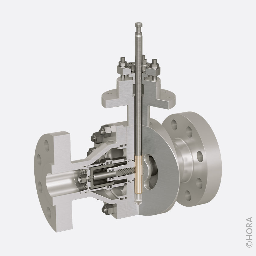 Axial Valve in Multi-Part Design