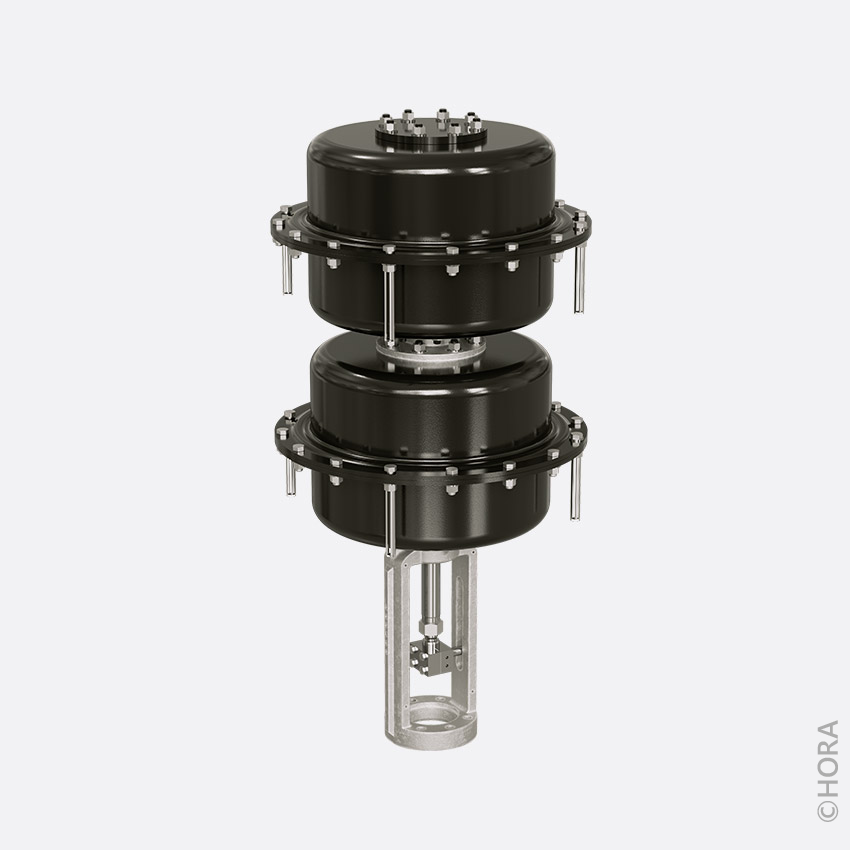 Pneumatic diaphragm actuators