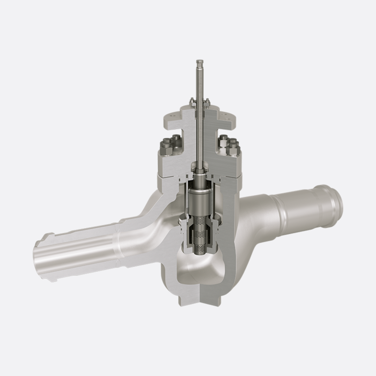 Multistage Multipath Control Valve with Welded Ends