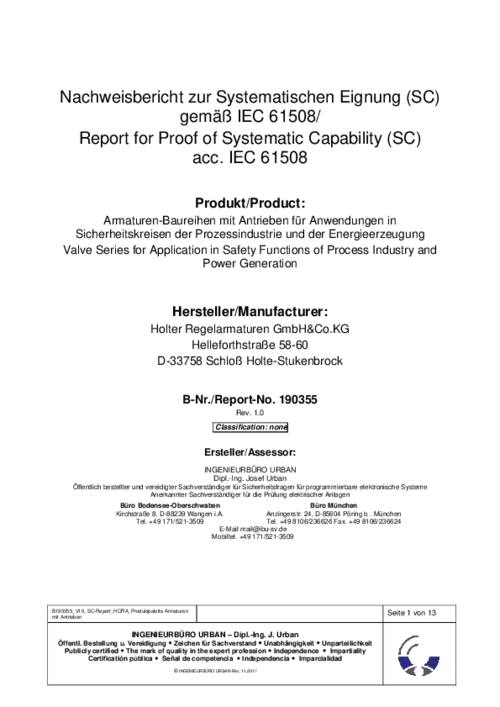 SIL – IEC 61508/61511