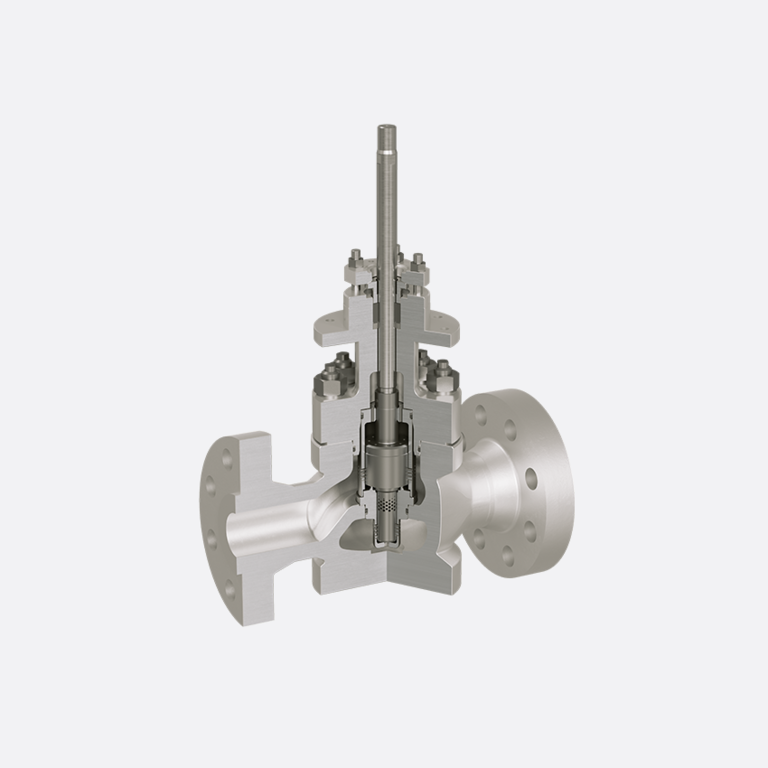 Multistage Control Valve with Flanged Connection